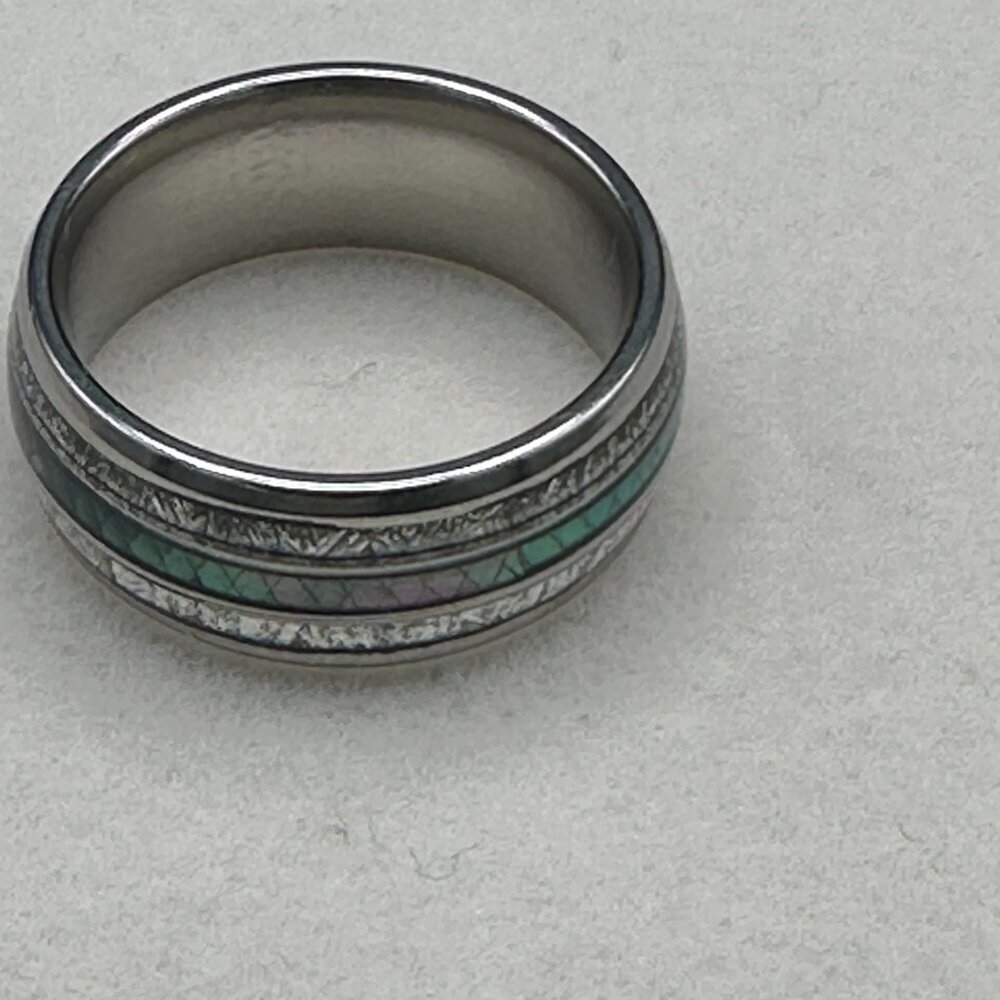 Color Changing Stainless Steel Unisex Ring Wedding Band - Picture 13 of 15